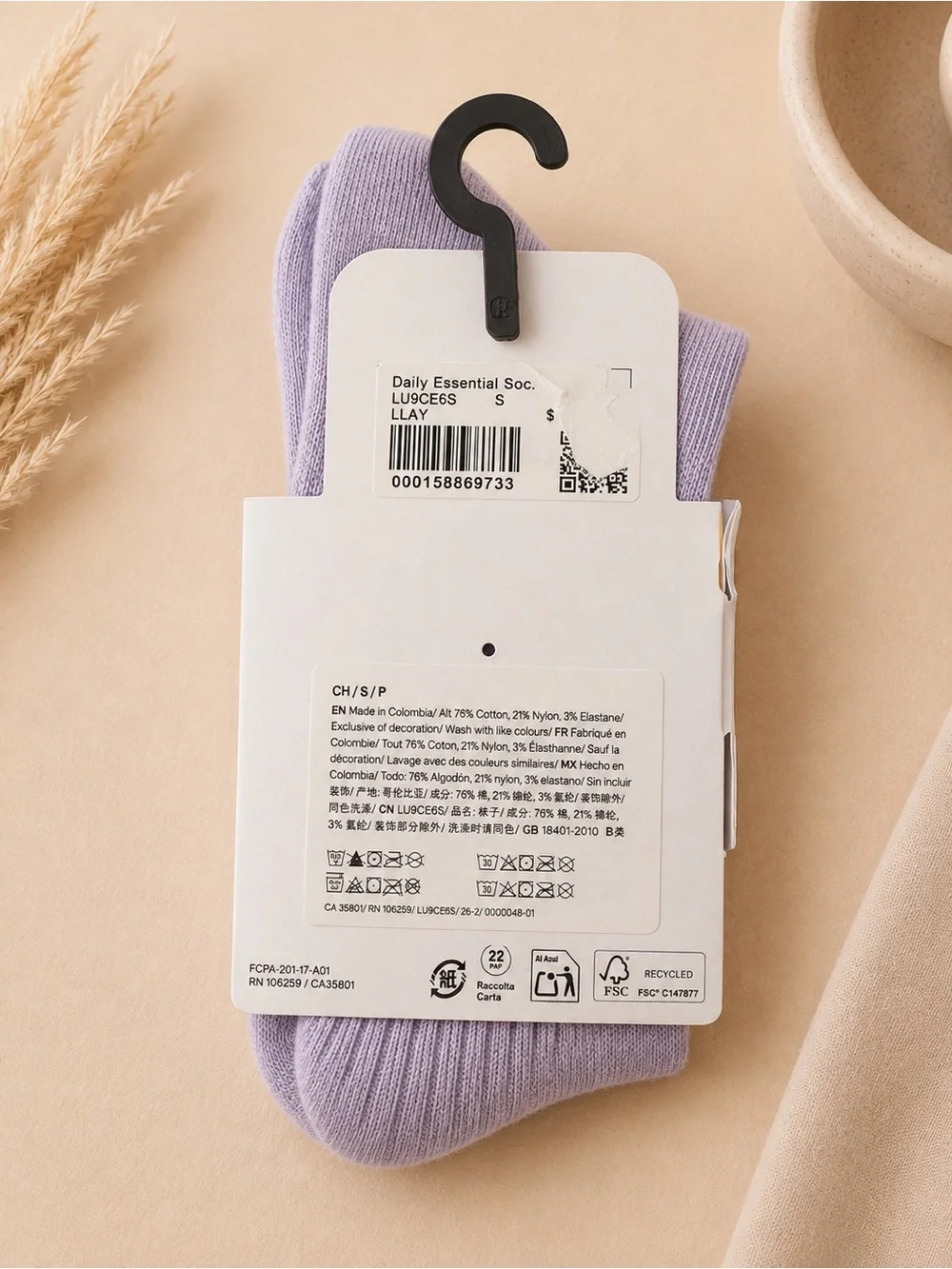 lululemon athletica Daily Essential Crew Socks - Lavender ✨